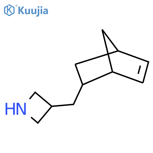 3-({bicyclo2.2.1hept-5-en-2-yl}methyl)azetidine structure