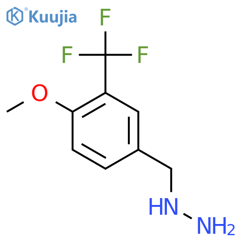 {4-methoxy-3-(trifluoromethyl)phenylmethyl}hydrazine structure