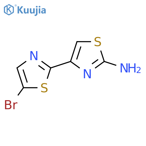 4-(5-bromo-1,3-thiazol-2-yl)-1,3-thiazol-2-amine structure