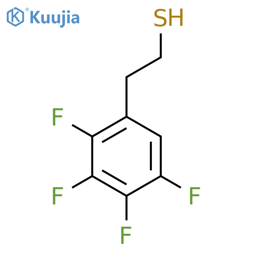2-(2,3,4,5-Tetrafluorophenyl)ethane-1-thiol structure