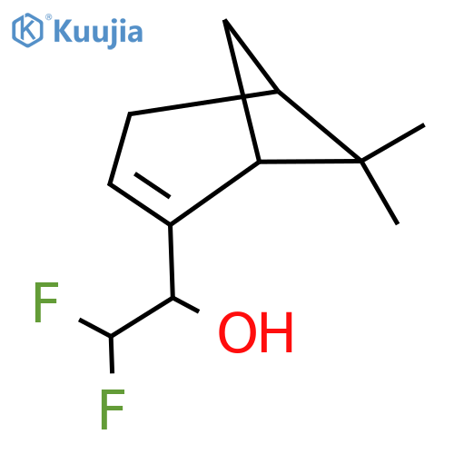 1-{6,6-Dimethylbicyclo[3.1.1]hept-2-en-2-yl}-2,2-difluoroethan-1-ol structure