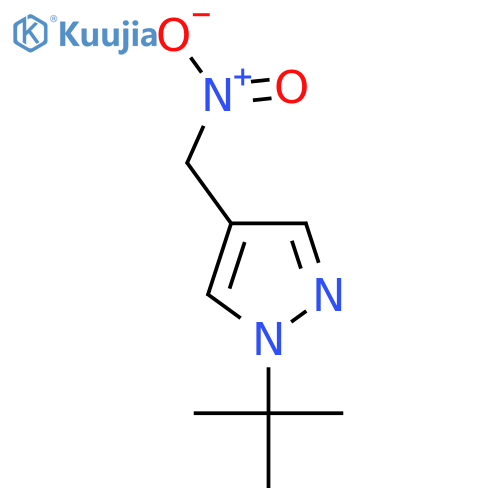1-tert-butyl-4-(nitromethyl)-1H-pyrazole structure