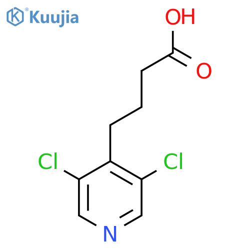 4-(3,5-dichloropyridin-4-yl)butanoic acid structure