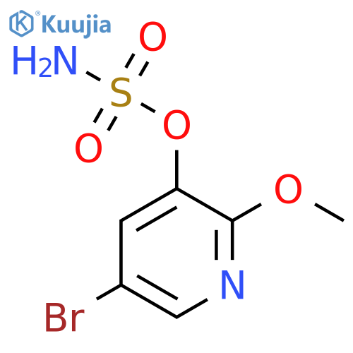 5-bromo-2-methoxypyridin-3-yl sulfamate structure