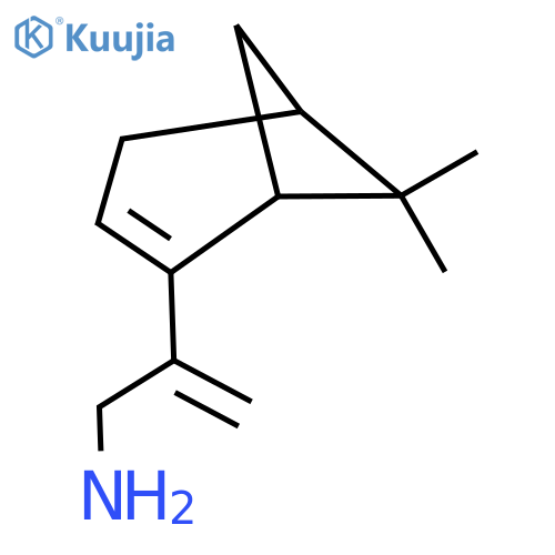 2-{6,6-dimethylbicyclo3.1.1hept-2-en-2-yl}prop-2-en-1-amine structure