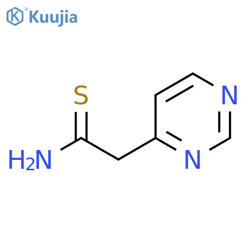 2-(pyrimidin-4-yl)ethanethioamide structure