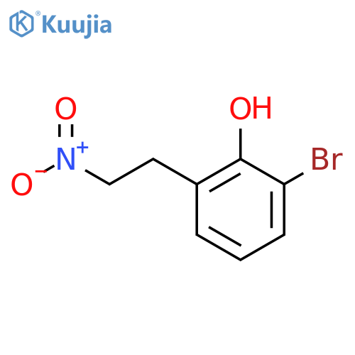 2-bromo-6-(2-nitroethyl)phenol structure