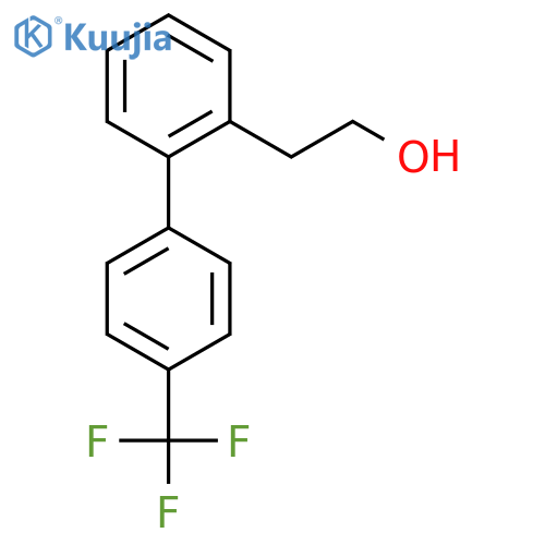 2-{2-4-(trifluoromethyl)phenylphenyl}ethan-1-ol structure