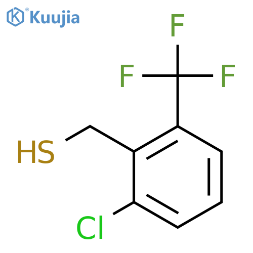 2-chloro-6-(trifluoromethyl)phenylmethanethiol structure