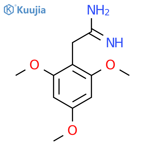 2-(2,4,6-trimethoxyphenyl)ethanimidamide structure