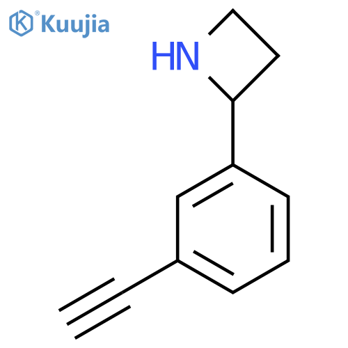 2-(3-ethynylphenyl)azetidine structure