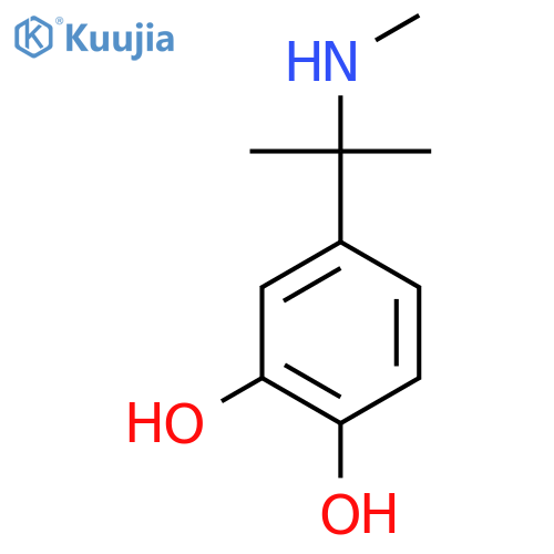 4-2-(methylamino)propan-2-ylbenzene-1,2-diol structure