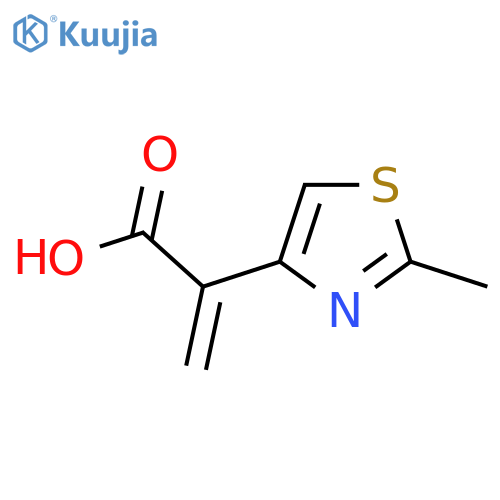 2-(2-methyl-1,3-thiazol-4-yl)prop-2-enoic acid structure