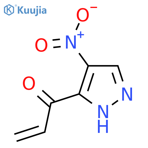 1-(4-nitro-1H-pyrazol-3-yl)prop-2-en-1-one structure
