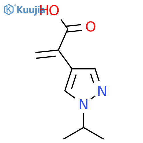 2-1-(propan-2-yl)-1H-pyrazol-4-ylprop-2-enoic acid structure