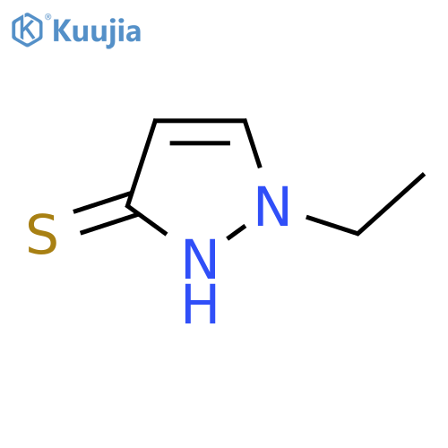 1-ethyl-1H-pyrazole-3-thiol structure