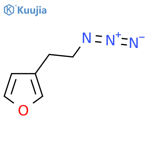 3-(2-azidoethyl)furan structure