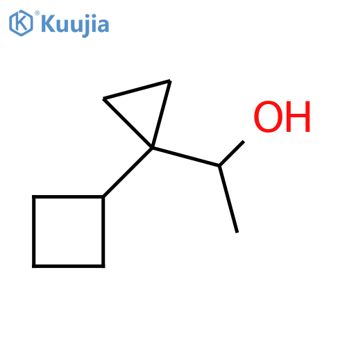 1-(1-cyclobutylcyclopropyl)ethan-1-ol structure