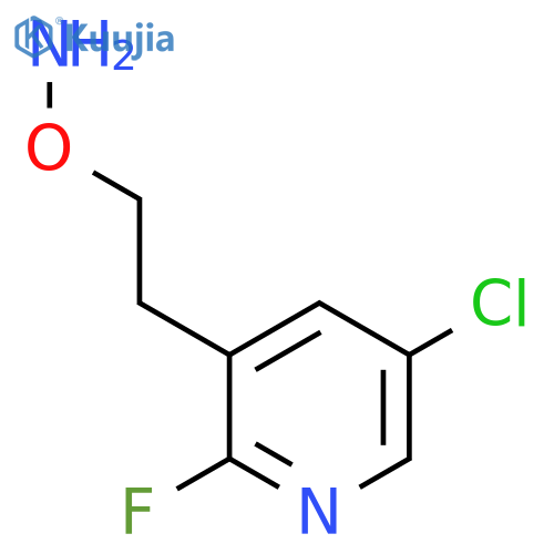 O-2-(5-chloro-2-fluoropyridin-3-yl)ethylhydroxylamine structure