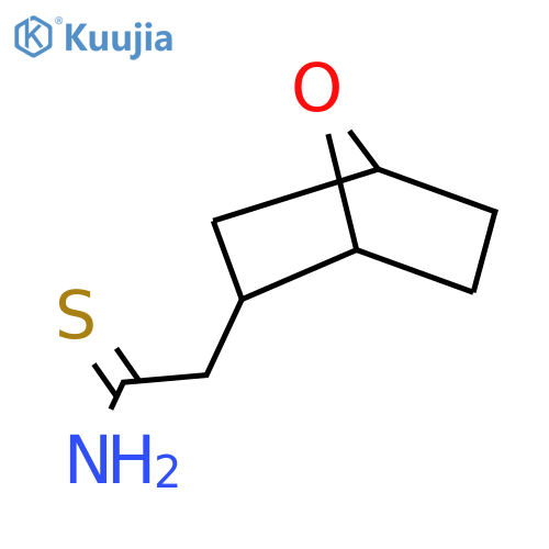 2-{7-oxabicyclo2.2.1heptan-2-yl}ethanethioamide structure