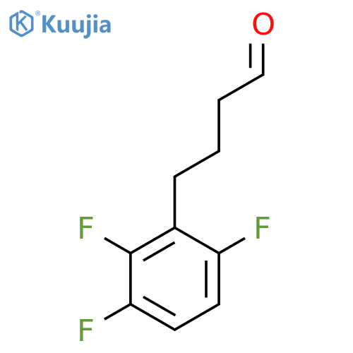 4-(2,3,6-trifluorophenyl)butanal structure