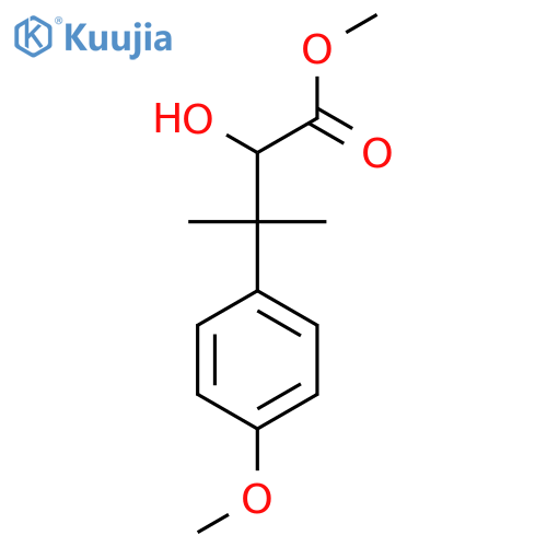 methyl 2-hydroxy-3-(4-methoxyphenyl)-3-methylbutanoate structure