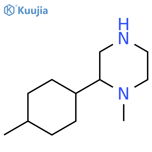 1-methyl-2-(4-methylcyclohexyl)piperazine structure