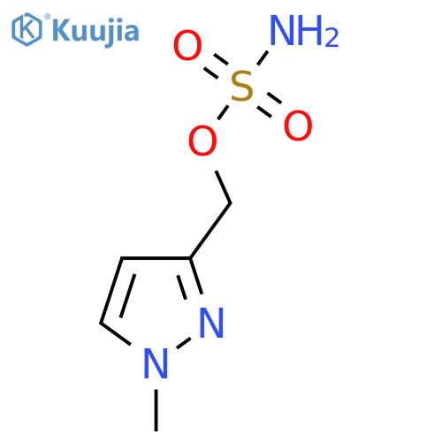 (1-methyl-1H-pyrazol-3-yl)methyl sulfamate structure