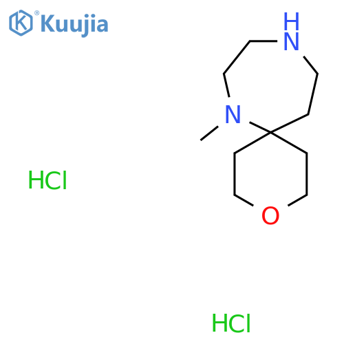 7-methyl-3-oxa-7,10-diazaspiro5.6dodecane dihydrochloride structure