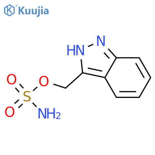 (1H-indazol-3-yl)methyl sulfamate structure