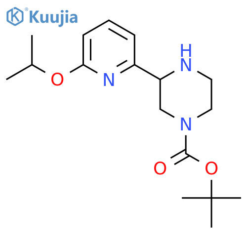 tert-butyl 3-6-(propan-2-yloxy)pyridin-2-ylpiperazine-1-carboxylate structure