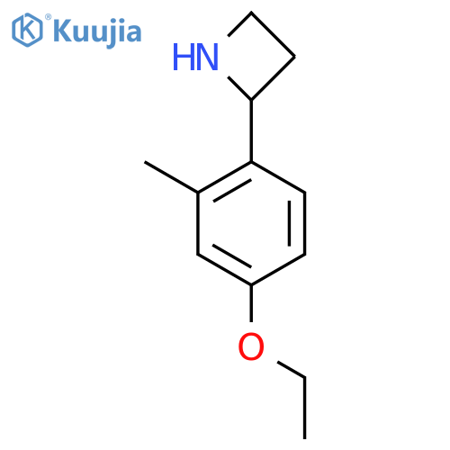2-(4-ethoxy-2-methylphenyl)azetidine structure