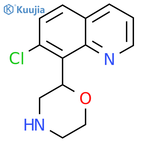 7-chloro-8-(morpholin-2-yl)quinoline structure