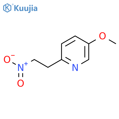 5-methoxy-2-(2-nitroethyl)pyridine structure
