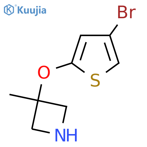 3-(4-bromothiophen-2-yl)oxy-3-methylazetidine structure