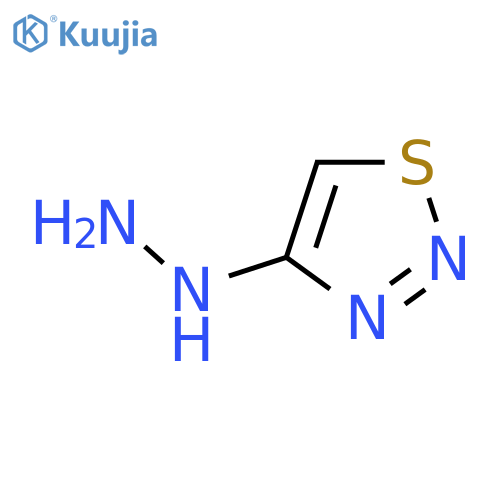 4-hydrazinyl-1,2,3-thiadiazole structure
