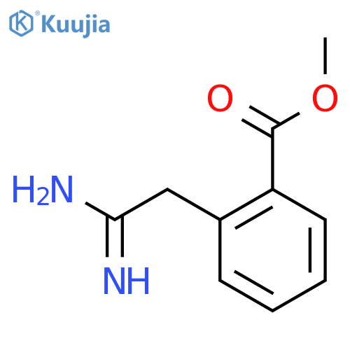 methyl 2-(carbamimidoylmethyl)benzoate structure