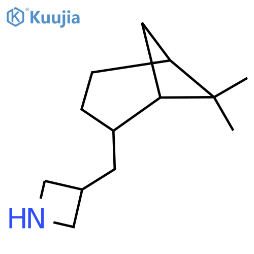 3-({6,6-dimethylbicyclo3.1.1heptan-2-yl}methyl)azetidine structure