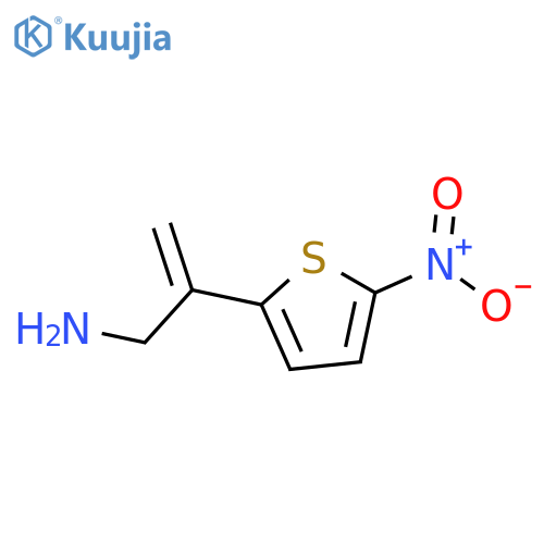2-(5-nitrothiophen-2-yl)prop-2-en-1-amine structure