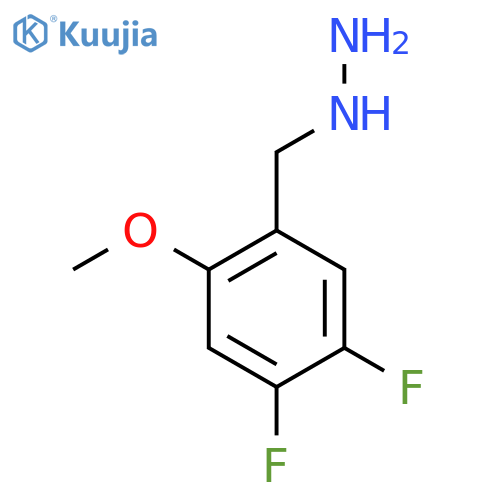 (4,5-difluoro-2-methoxyphenyl)methylhydrazine structure