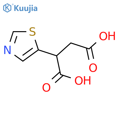 2-(1,3-thiazol-5-yl)butanedioic acid structure