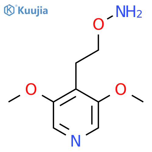 O-2-(3,5-dimethoxypyridin-4-yl)ethylhydroxylamine structure