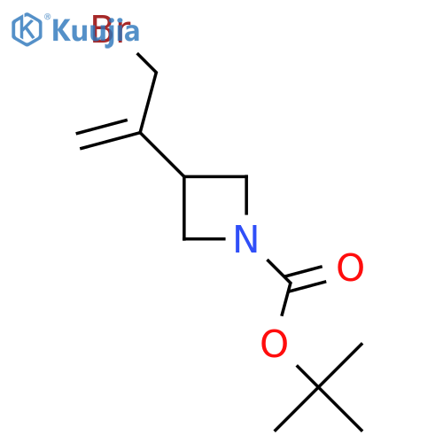 Tert-butyl 3-(3-bromoprop-1-en-2-yl)azetidine-1-carboxylate structure