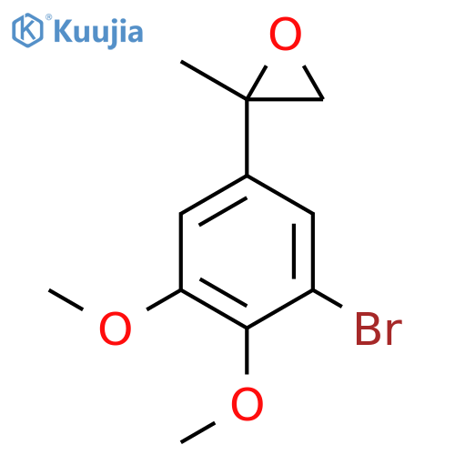 2-(3-bromo-4,5-dimethoxyphenyl)-2-methyloxirane structure