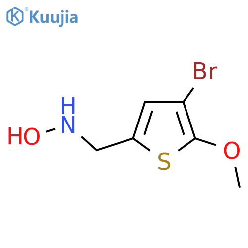 N-(4-bromo-5-methoxythiophen-2-yl)methylhydroxylamine structure