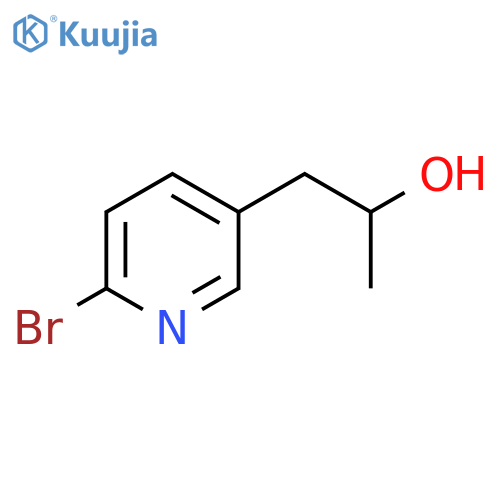 1-(6-bromopyridin-3-yl)propan-2-ol structure