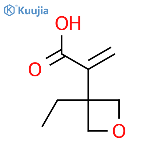 2-(3-ethyloxetan-3-yl)prop-2-enoic acid structure