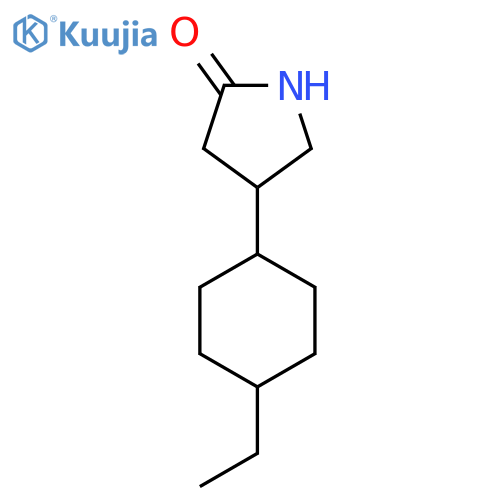 4-(4-ethylcyclohexyl)pyrrolidin-2-one structure