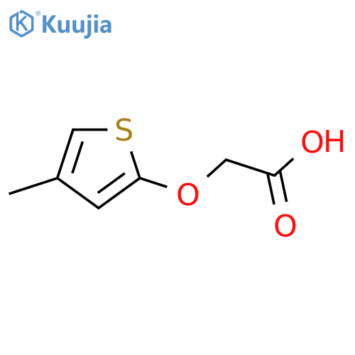 2-(4-methylthiophen-2-yl)oxyacetic acid structure