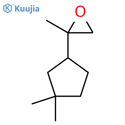 2-(3,3-dimethylcyclopentyl)-2-methyloxirane structure